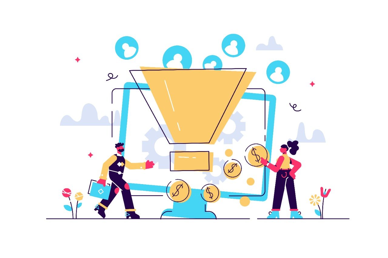 vector-illustration-of-a-good-sales-funnel