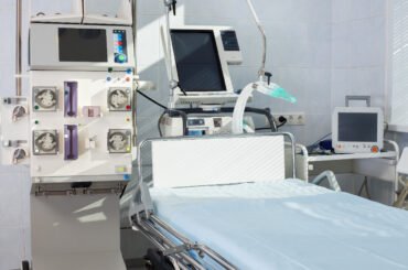 a-modern-hospital-bed-with-all-the-equipments