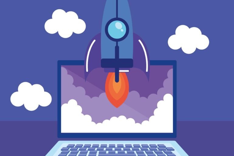 rocket-launching-from-laptop-vector