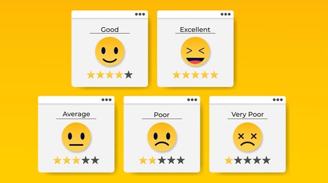 customer-reviews-and-ratings-vector-image